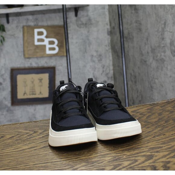 NWT SOREL Womens Out N About lV Low Waterproof Sneaker 2088221 Black 5.5M - Picture 10 of 14